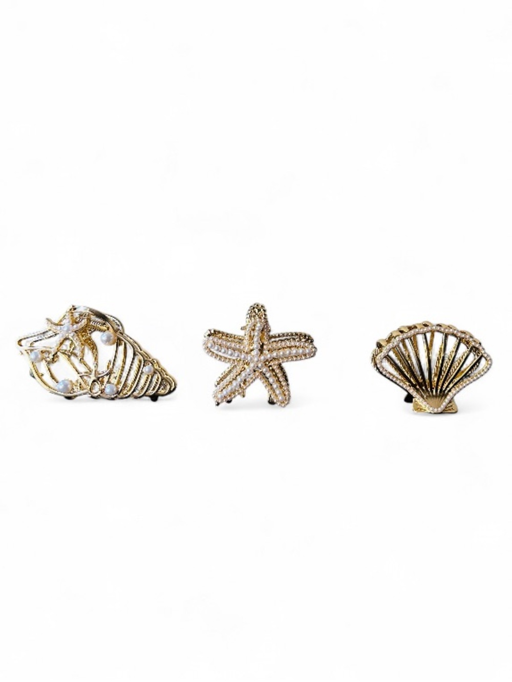 π Seashell Treasures Hair Clips Set Piper K NWT - Picture 11 of 12